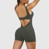 Scrunch Butt Seamless Gym Jumpsuit Wholesale