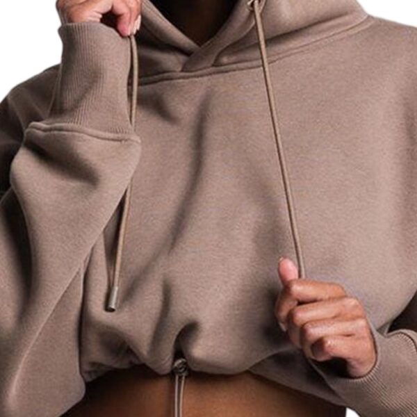 Seamless Crop Hoodie for Yoga Supplier