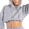 Seamless Crop Hoodie for Yoga Supplier