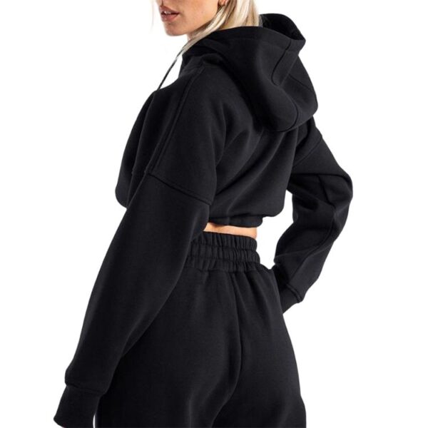Seamless Crop Hoodie for Yoga Supplier