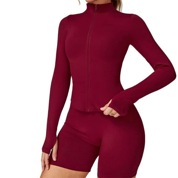 Cropped Seamless Yoga Jacket Wholesale