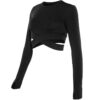 Breathable Mesh Long Sleeve Gym Tee Wholesale