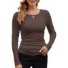 Wholesale Buttonless Long Sleeve Yoga Shirt