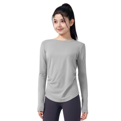 Moisture-Wicking Long Sleeve Sports Shirt