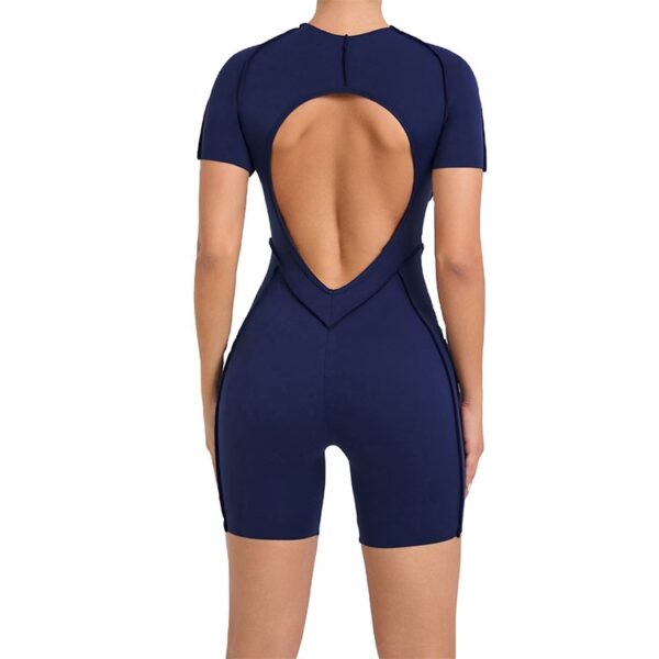 Custom Logo Backless Yoga Romper Bulk