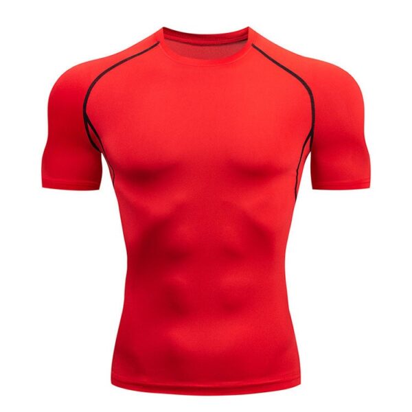 Wholesale Men's Compression Shirt Short Sleeve
