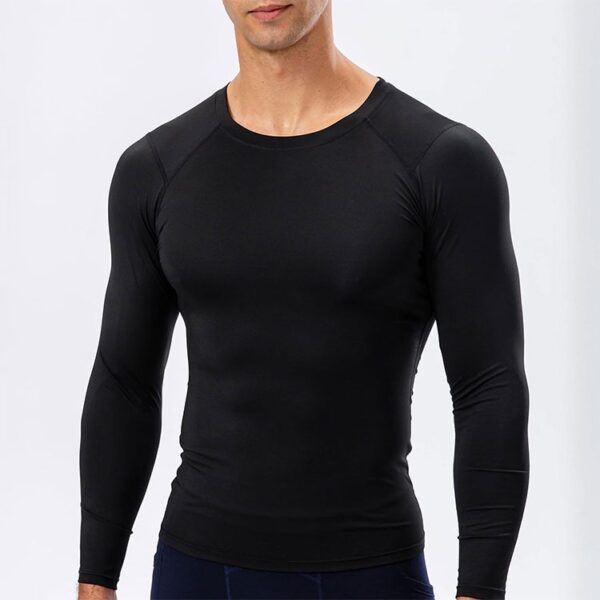 Custom Logo Long Sleeve Compression Top Bulk