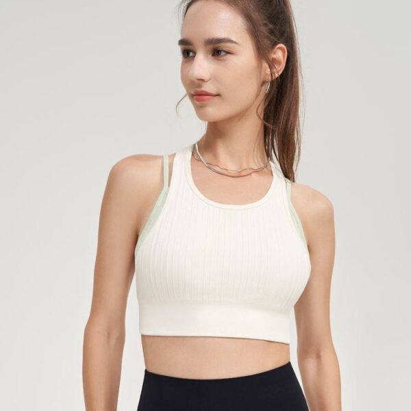 Custom Logo Seamless Crop Tank Bulk