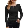 Wholesale Buttonless Long Sleeve Yoga Shirt