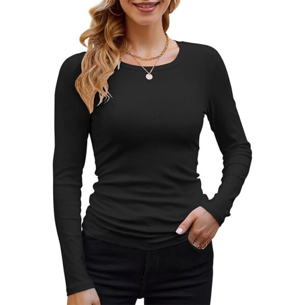 Wholesale Buttonless Long Sleeve Yoga Shirt