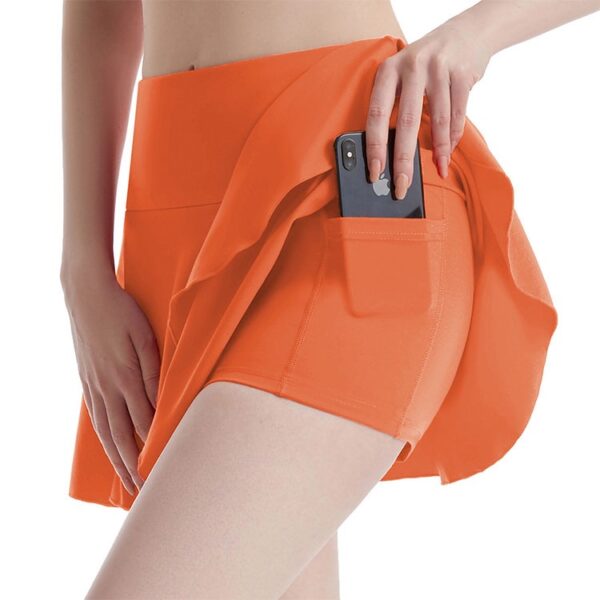 Quick-Dry Athletic Skort with Pockets