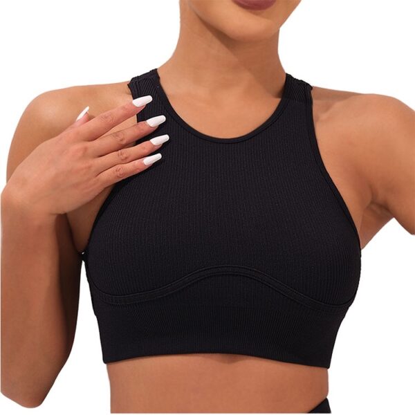 High Neck Ribbed Training Tank OEM