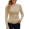 Wholesale Buttonless Long Sleeve Yoga Shirt
