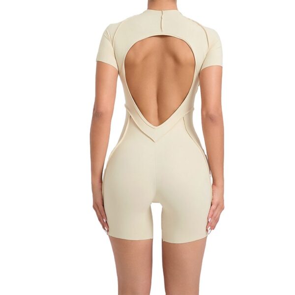 Custom Logo Backless Yoga Romper Bulk