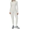 Custom Logo Ribbed Workout Set Bulk