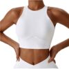 High Neck Ribbed Training Tank OEM