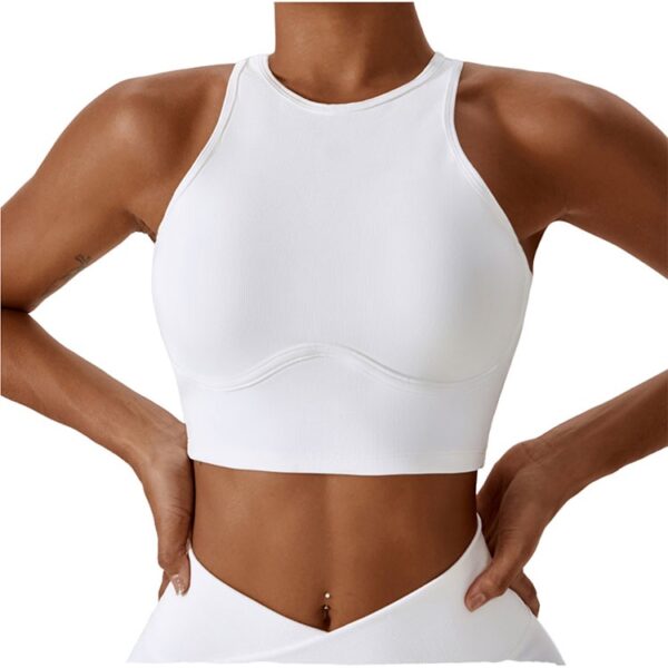 High Neck Ribbed Training Tank OEM