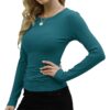 Wholesale Buttonless Long Sleeve Yoga Shirt