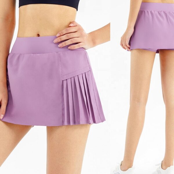 Custom Logo High-Waist Golf Skirt Bulk
