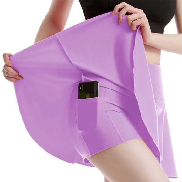 Quick-Dry Athletic Skort with Pockets