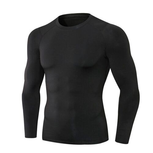 Custom Logo Long Sleeve Compression Top Bulk