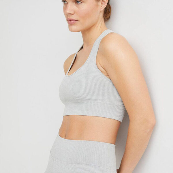Custom Logo Scoop Neck Sports Bra Bulk