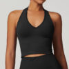 Custom Logo V Neck Sports Bra Bulk